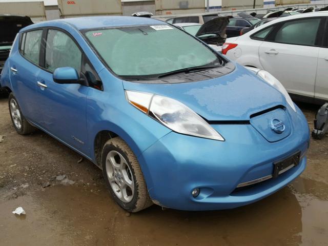 1N4AZ0CP9DC421423 - 2013 NISSAN LEAF S BLUE photo 1