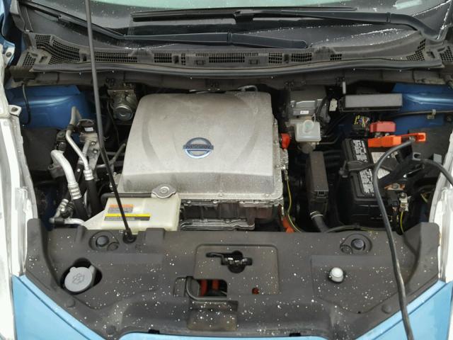 1N4AZ0CP9DC421423 - 2013 NISSAN LEAF S BLUE photo 7