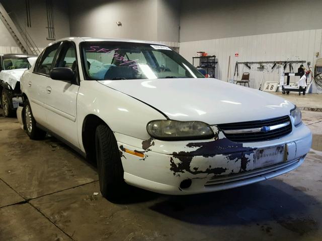 1G1ND52J43M699233 - 2003 CHEVROLET MALIBU WHITE photo 1