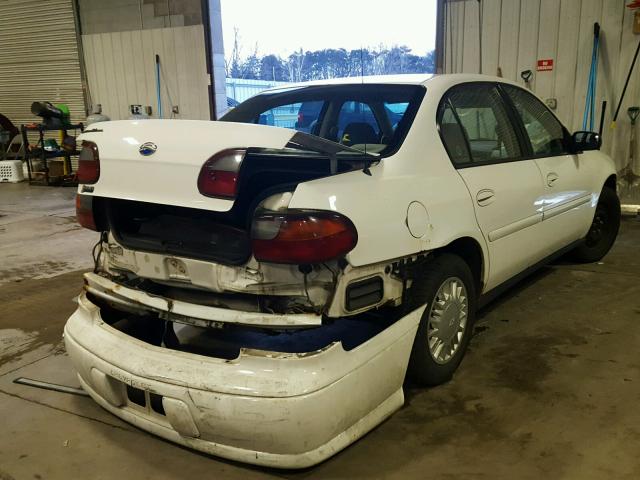 1G1ND52J43M699233 - 2003 CHEVROLET MALIBU WHITE photo 4