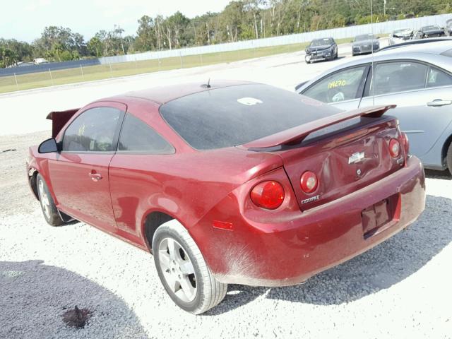 1G1AL18F787195911 - 2008 CHEVROLET COBALT LT RED photo 3