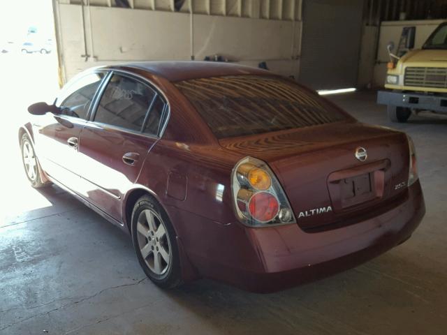 1N4AL11D72C163397 - 2002 NISSAN ALTIMA BAS MAROON photo 3