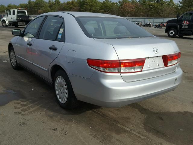 1HGCM55183A101853 - 2003 HONDA ACCORD DX SILVER photo 3