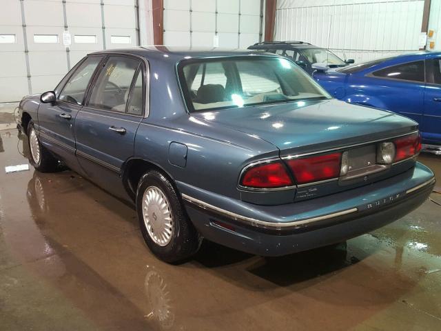 1G4HP52KXVH559411 - 1997 BUICK LESABRE CU TURQUOISE photo 3