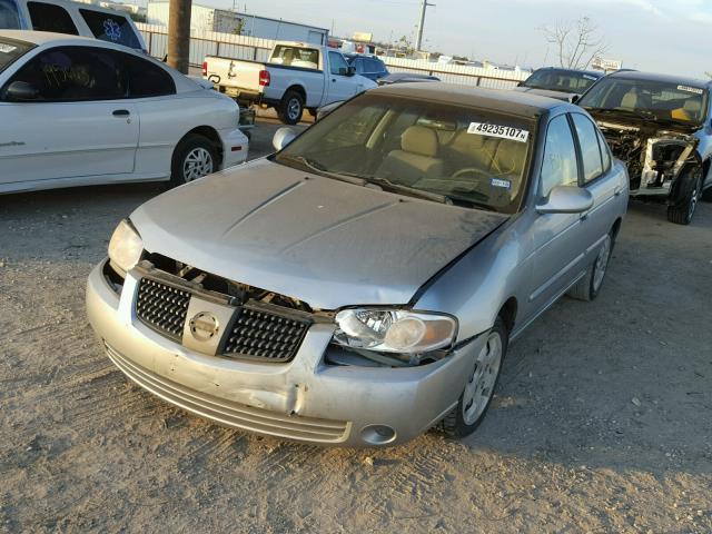 3N1CB51D04L916095 - 2004 NISSAN SENTRA 1.8 GRAY photo 2