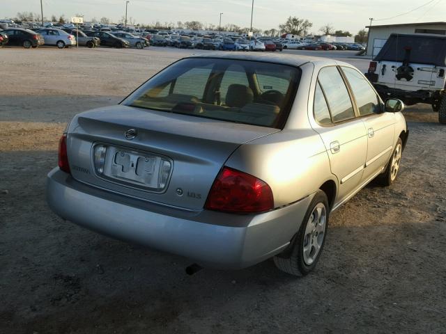 3N1CB51D04L916095 - 2004 NISSAN SENTRA 1.8 GRAY photo 4