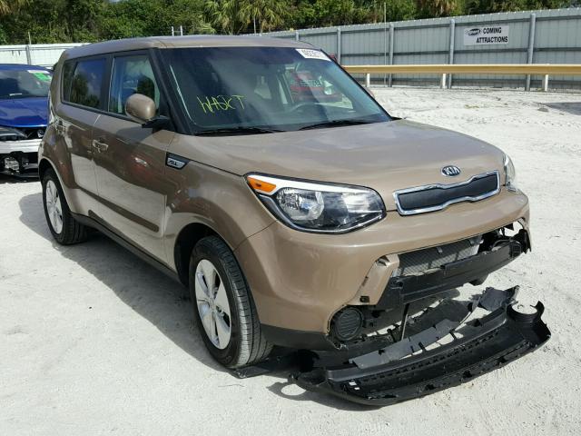 KNDJN2A2XG7261834 - 2016 KIA SOUL BROWN photo 1