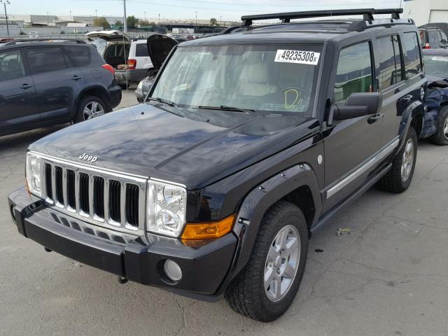 1J8HG58276C165044 - 2006 JEEP COMMANDER BLACK photo 2