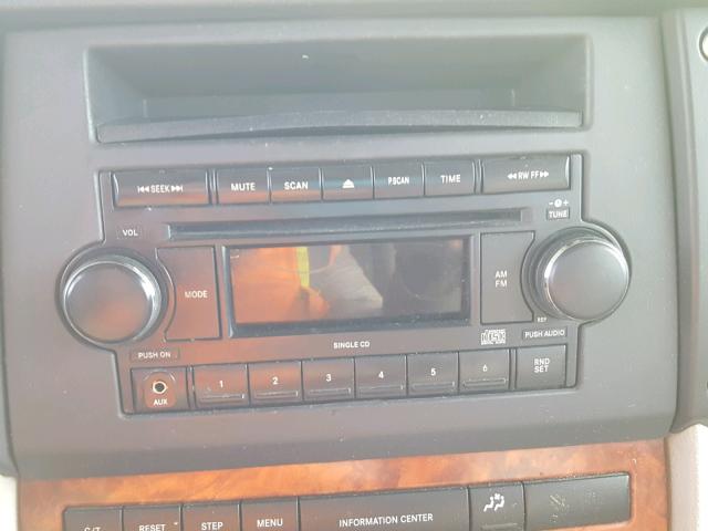 1J8HG58276C165044 - 2006 JEEP COMMANDER BLACK photo 9