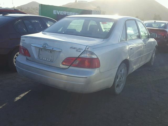 4T1BF28B84U354884 - 2004 TOYOTA AVALON XL SILVER photo 4