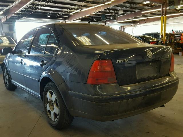 3VWSD29M3YM157672 - 2000 VOLKSWAGEN JETTA GLS BLUE photo 3