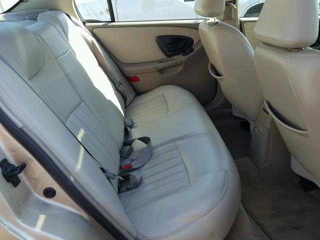 1G1NE52J03M576543 - 2003 CHEVROLET MALIBU LS GOLD photo 6