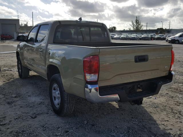 5TFAZ5CN2GX012991 - 2016 TOYOTA TACOMA DOU TAN photo 3