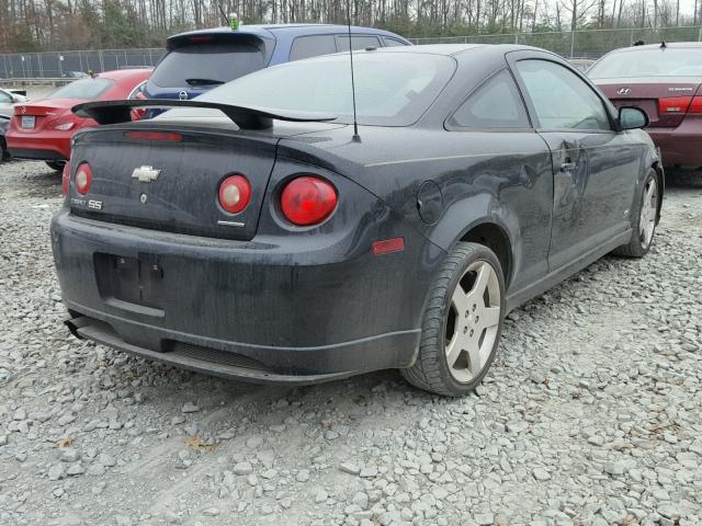 1G1AP18P777341512 - 2007 CHEVROLET COBALT SS BLACK photo 4