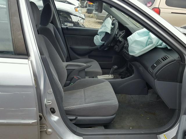 1HGES16653L029113 - 2003 HONDA CIVIC LX GRAY photo 5