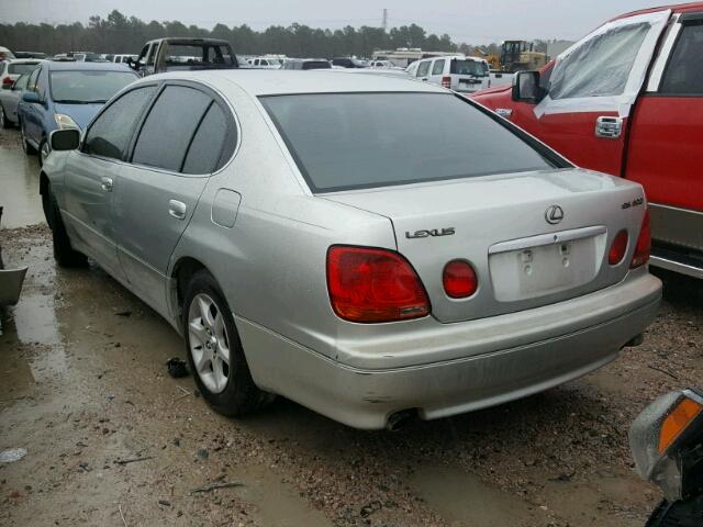 JT8BD69S710120771 - 2001 LEXUS GS 300 SILVER photo 3