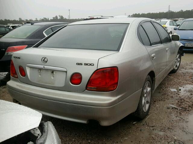 JT8BD69S710120771 - 2001 LEXUS GS 300 SILVER photo 4