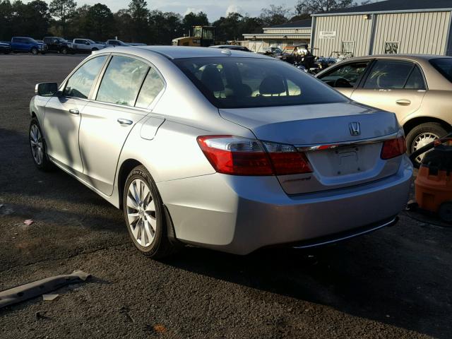 1HGCR2F88DA042039 - 2013 HONDA ACCORD EXL SILVER photo 3