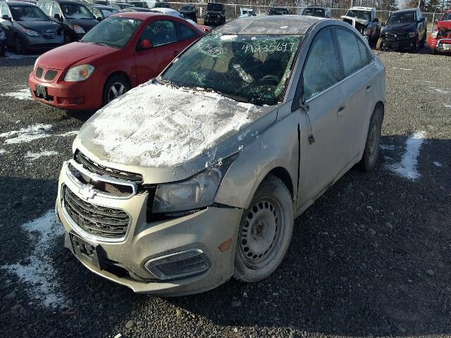 1G1PE5SB4G7148576 - 2016 CHEVROLET CRUZE LIMI SILVER photo 2