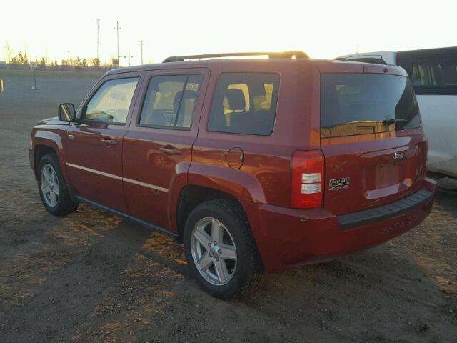 1J4NF2GB0AD525412 - 2010 JEEP PATRIOT SP RED photo 3