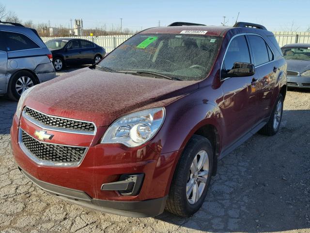 2CNALDEW0A6397522 - 2010 CHEVROLET EQUINOX LT RED photo 2