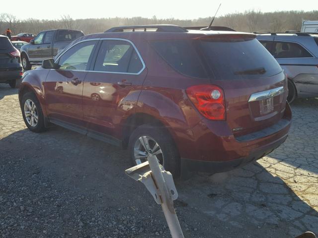 2CNALDEW0A6397522 - 2010 CHEVROLET EQUINOX LT RED photo 3