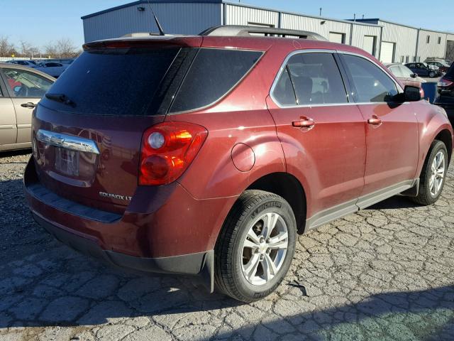 2CNALDEW0A6397522 - 2010 CHEVROLET EQUINOX LT RED photo 4