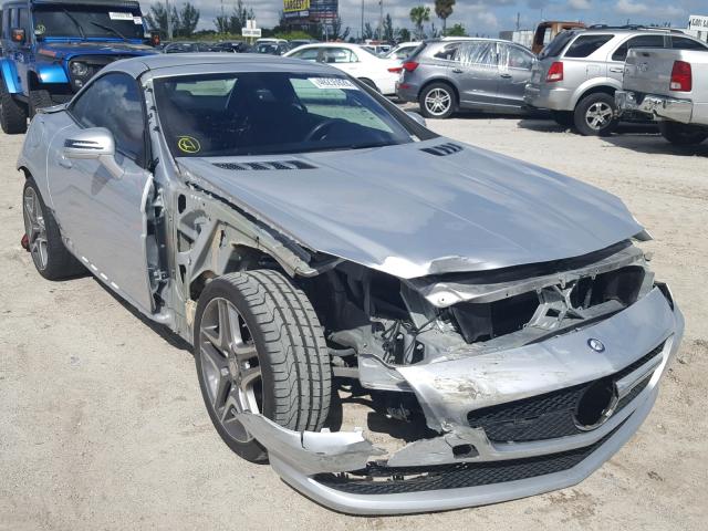 WDDPK4HA7DF056345 - 2013 MERCEDES-BENZ SLK 250 SILVER photo 1