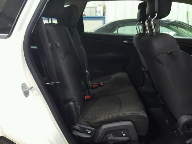 3C4PDCAB6ET170961 - 2014 DODGE JOURNEY SE WHITE photo 6