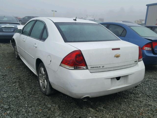 2G1WB5E38E1106463 - 2014 CHEVROLET IMPALA LIM WHITE photo 3