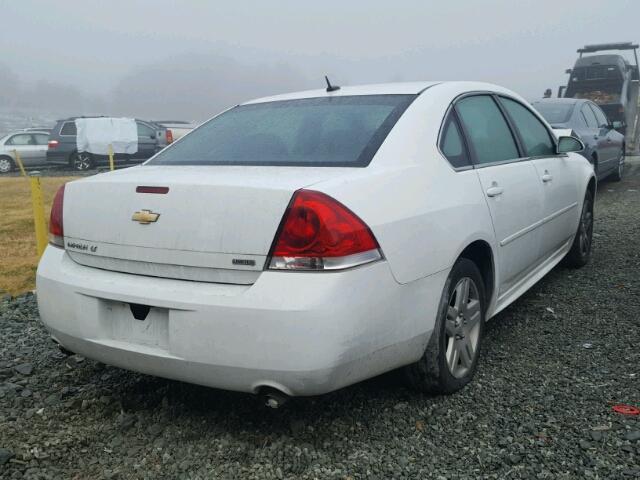 2G1WB5E38E1106463 - 2014 CHEVROLET IMPALA LIM WHITE photo 4