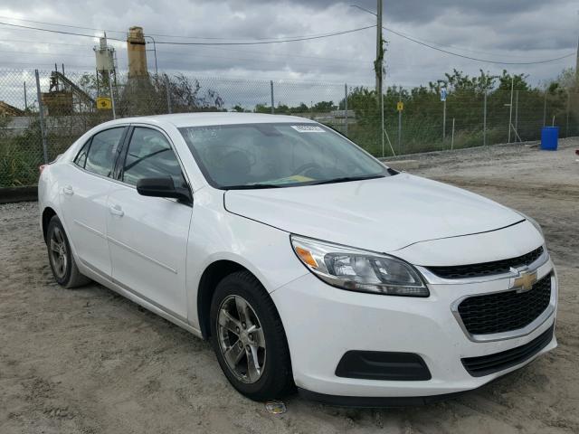 1G11B5SL9FF282351 - 2015 CHEVROLET MALIBU LS WHITE photo 1