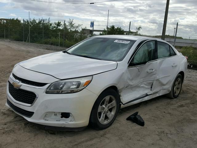 1G11B5SL9FF282351 - 2015 CHEVROLET MALIBU LS WHITE photo 2