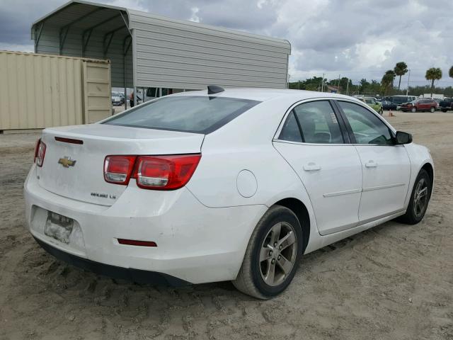 1G11B5SL9FF282351 - 2015 CHEVROLET MALIBU LS WHITE photo 4