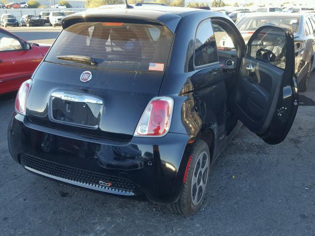 3C3CFFGE4DT750692 - 2013 FIAT 500 ELECTR BLACK photo 4