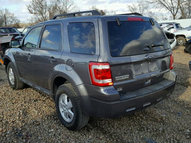 1FMCU9D78CKA35032 - 2012 FORD ESCAPE XLT GRAY photo 3