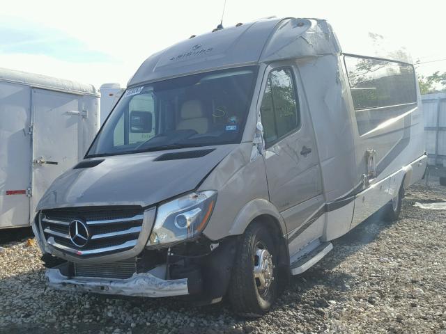 WDAPF4CC6F9615055 - 2015 MERCEDES-BENZ SPRINTER BEIGE photo 2