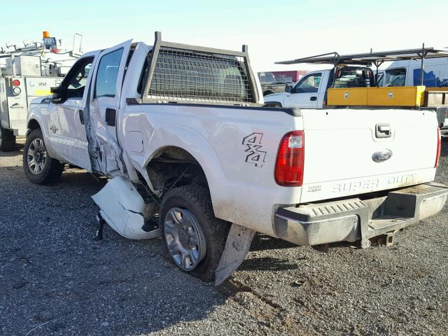 1FT8W3BT4EEA07781 - 2014 FORD F350 SUPER WHITE photo 3