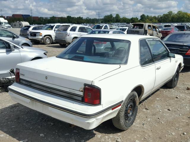 1G3AM11R7HG309866 - 1987 OLDSMOBILE CUTLASS CI WHITE photo 4