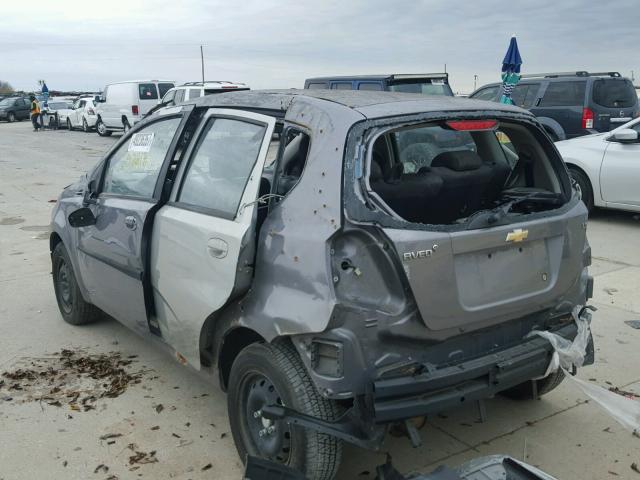 KL1TD6DE7BB212676 - 2011 CHEVROLET AVEO LS 银色 照片 3