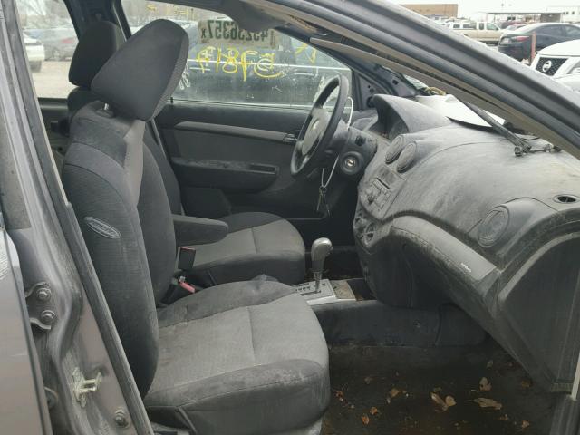 KL1TD6DE7BB212676 - 2011 CHEVROLET AVEO LS 银色 照片 5