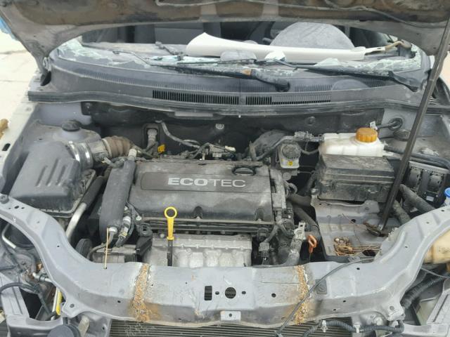 KL1TD6DE7BB212676 - 2011 CHEVROLET AVEO LS 银色 照片 7