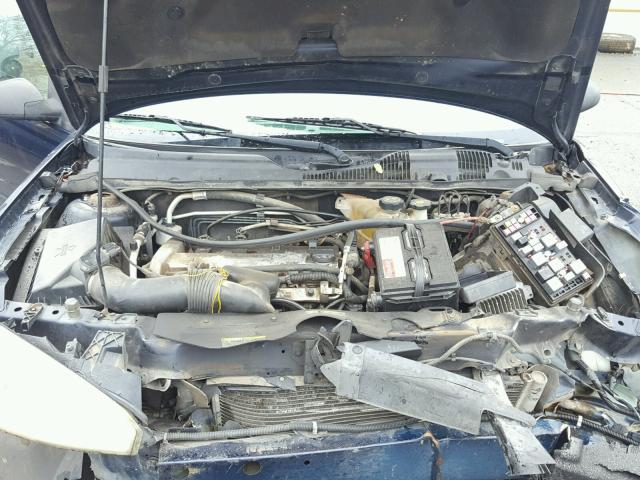 1G1ZS58F67F287450 - 2007 CHEVROLET MALIBU LS BLUE photo 7