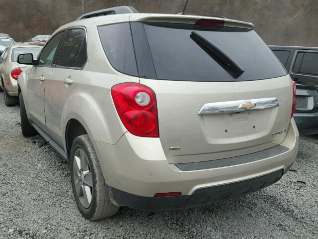 1GNFLNEK3DZ109747 - 2013 CHEVROLET EQUINOX LT BEIGE photo 3