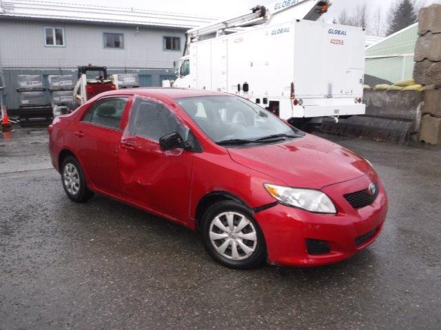 1NXBU4EE7AZ250480 - 2010 TOYOTA COROLLA BA RED photo 1