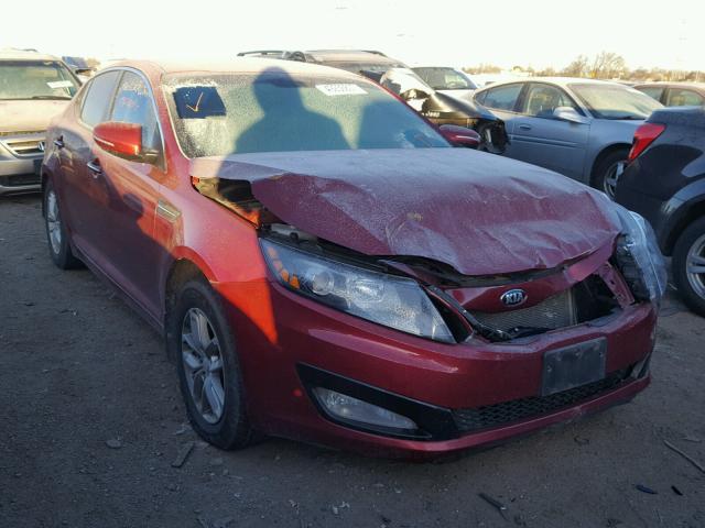 5XXGM4A75DG245158 - 2013 KIA OPTIMA LX RED photo 1