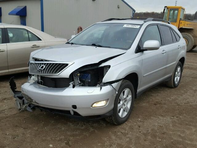 2T2HK31U59C100416 - 2009 LEXUS RX 350 SILVER photo 2