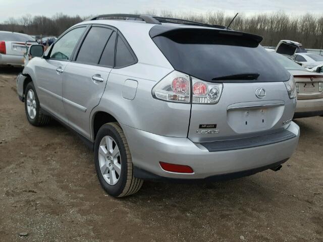 2T2HK31U59C100416 - 2009 LEXUS RX 350 SILVER photo 3