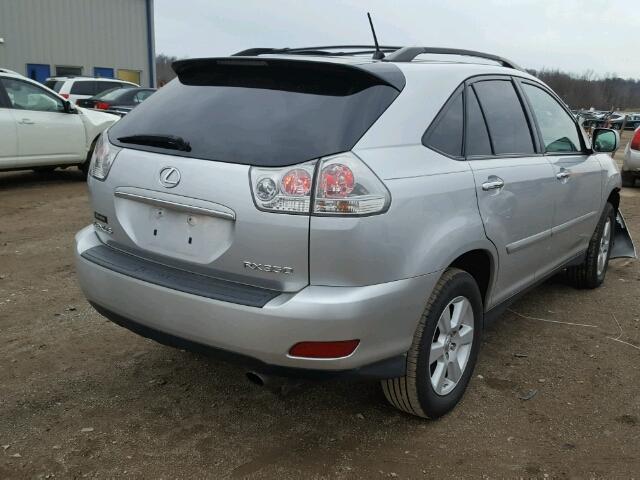 2T2HK31U59C100416 - 2009 LEXUS RX 350 SILVER photo 4