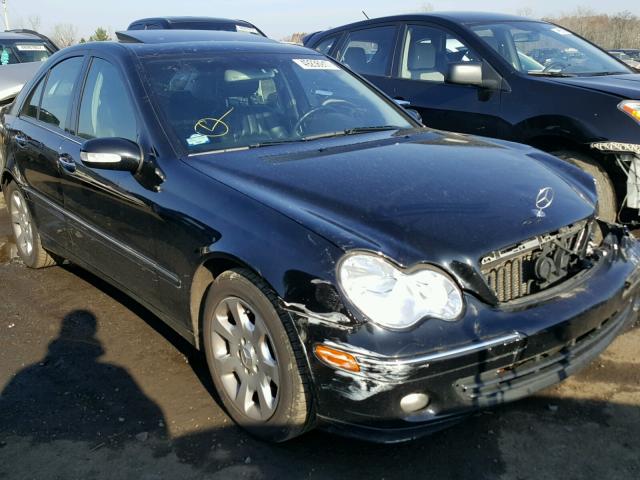 WDBRF92H36F800874 - 2006 MERCEDES-BENZ C GENERATI BLACK photo 1